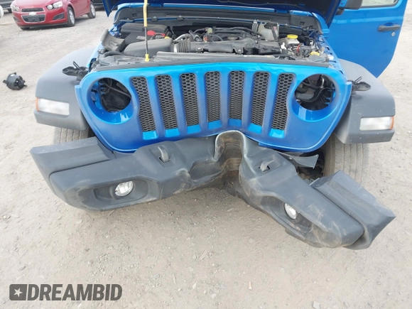 2023 Jeep Wrangler Sport with VIN 1C4HJXDG5PW530309, listed as a IAAI auction lot 42154961 with 29,846 mi miles and . Bid and sale history available at DreamBid. Image 6.