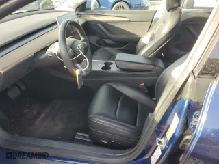2021 Tesla Model 3 Standard Range Plus with VIN 5YJ3E1EA0MF095706, listed as a Copart auction lot 79754074 with 117,208 mi miles and Salvage Title. Bid and sale history available at carsss.com. Image 7.