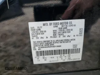 2017 Ford Police Interceptor Utility с VIN 1FM5K8AR2HGD13920, выставлен на аукционе Copart как лот 64195915 с пробегом 164 141 миль миль и Чистый • Clean title. История ставок и продаж доступна на DreamBid. Изображение 14.