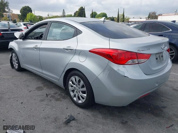2011 Hyundai Elantra GLS PZEV with VIN 5NPDH4AE7BH022191, listed as a IAAI auction lot 41932987 with 187,381 mi miles. Bid and sale history available at carsss.com. Image 3.