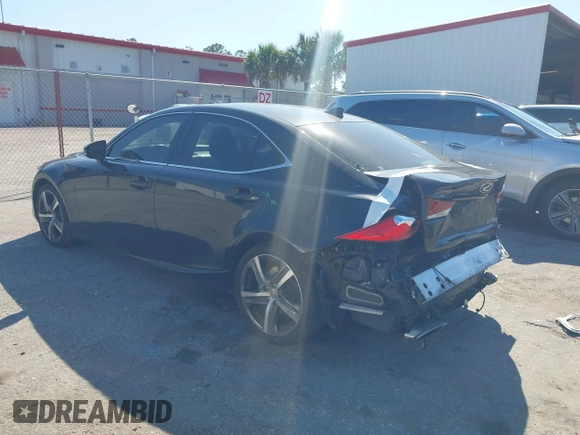 2017 Lexus IS with VIN JTHBA1D2XH5058668, listed as a IAAI auction lot 41845942 with 100,508 mi miles. Bid and sale history available at carsss.com. Image 3.