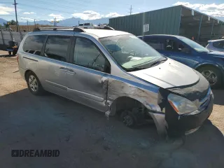 2007 Kia Sedona EX with VIN KNDMB233976116902, listed as a Copart auction lot 71683194 with 229,383 mi miles and Salvage Title. Bid and sale history available at carsss.com. Image 4.