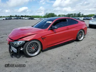 2020 BMW M4 z VIN WBS4Y9C05LFJ77020, wystawiony jako Copart lot #56002775 z przebiegiem 31 953 mil mil oraz Szkoda całkowita • Salvage title. Historia ofert i sprzedaży dostępna na DreamBid. Obrazek 1.