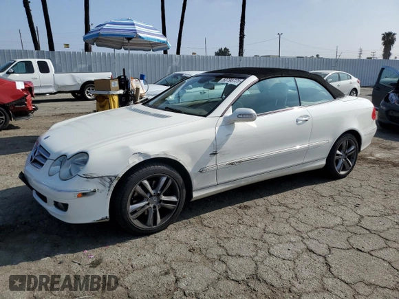 2006 Mercedes-Benz CLK 350 with VIN WDBTK56H26F190700, listed as a Copart auction lot 50798725 with 172,159 mi miles and Salvage Title. Bid and sale history available at DreamBid. Image 1.