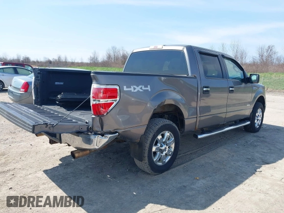 2013 Ford F-150 XL with VIN 1FTFW1ET3DFA00787, listed as a IAAI auction lot 42079893 with 143,874 mi miles. Bid and sale history available at carsss.com. Image 4.