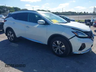 2020 Nissan Murano SV z VIN 5N1AZ2BJ3LN166270, wystawiony jako IAAI lot #41479089 z przebiegiem 28 427 mil mil oraz . Historia ofert i sprzedaży dostępna na DreamBid. Obrazek 1.