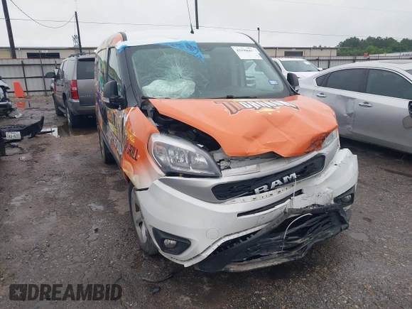 2022 Ram ProMaster City Cargo Tradesman with VIN ZFBHRFAB5N6W65379, listed as a IAAI auction lot 42198667 with 92,355 mi miles and . Bid and sale history available at DreamBid. Image 1.