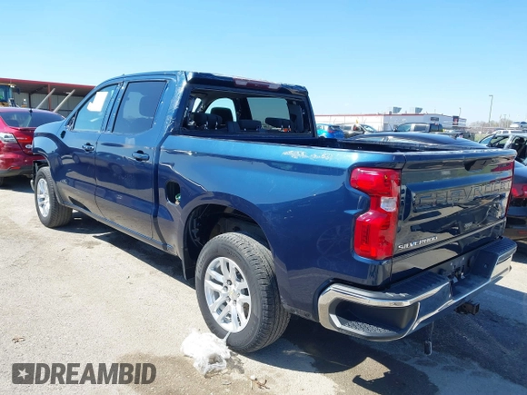 2020 Chevrolet Silverado 1500 LT with VIN 3GCUYDET2LG202357, listed as a IAAI auction lot 41893837 with 104,591 mi miles and . Bid and sale history available at DreamBid. Image 3.