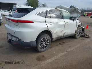 2022 Toyota Venza LE with VIN JTEAAAAHXNJ110076, listed as a IAAI auction lot 41499603 with 1 mi miles. Bid and sale history available at carsss.com. Image 4.