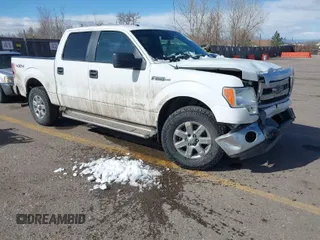 2013 Ford F-150 XL with VIN 1FTFW1ET3DKD37001, listed as a IAAI auction lot 41721169 with 137,271 mi miles. Bid and sale history available at carsss.com. Image 1.