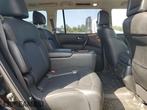 2020 Nissan Armada Platinum with VIN JN8AY2NF9L9360703, listed as a Copart auction lot 70011374 with 46,186 mi miles and Salvage Title. Bid and sale history available at carsss.com. Image 11.