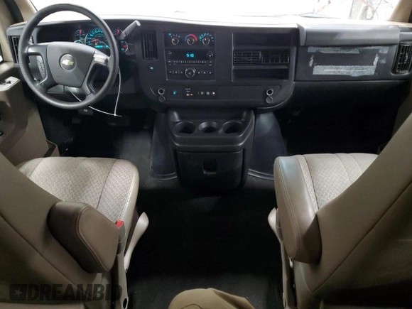 2013 Chevrolet Express Passenger LT with VIN 1GAZG1FG5D1118406, listed as a Copart auction lot 81705434 with 87,326 mi miles and Salvage title. Bid and sale history available at DreamBid. Image 8.