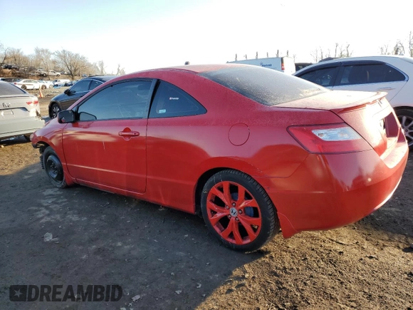 2007 Honda Civic Cpe LX with VIN 2HGFG12627H540924, listed as a Copart auction lot 47042525 with 247,194 mi miles and Non Repairable. Bid and sale history available at carsss.com. Image 2.