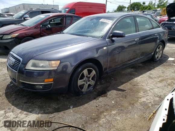 2005 Audi A6 with VIN WAUDG74F85N102609, listed as a Copart auction lot 59572414 with 174,527 mi miles and Salvage Title. Bid and sale history available at carsss.com. Image 1.