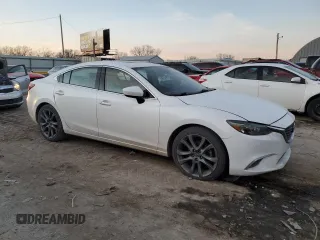 2016 Mazda Mazda6 i Grand Touring with VIN JM1GJ1W51G1473950, listed as a Copart auction lot 85241064 with 0 mi miles and Salvage Title. Bid and sale history available at carsss.com. Image 4.