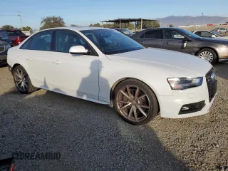 2015 Audi S4 Premium Plus with VIN WAUBGAFL1FA069940, listed as a Copart auction lot 86193774 with 110,996 mi miles and Salvage Title. Bid and sale history available at carsss.com. Image 4.