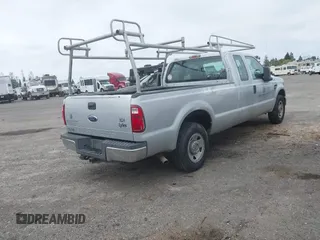 2008 Ford Super Duty F-250 SRW XL with VIN 1FTSX20Y48EC46974, listed as a IAAI auction lot 41637500 with 224,489 mi miles. Bid and sale history available at carsss.com. Image 4.