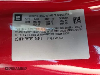 2015 Chevrolet Camaro SS z VIN 2G1FJ1EW0F9144441, wystawiony jako IAAI lot #42230511 z przebiegiem 26 615 mil mil oraz . Historia ofert i sprzedaży dostępna na DreamBid. Obrazek 9.