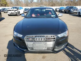 2015 Audi S5 Premium Plus with VIN WAUCGAFR8FA015141, listed as a Copart auction lot 47852075 with 76,513 mi miles and Salvage Title. Bid and sale history available at carsss.com. Image 5.