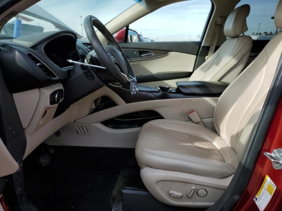 2017 Lincoln MKX Reserve with VIN 2LMPJ6LR5HBL41140, listed as a Copart auction lot 43236215 with 91,749 mi miles and Salvage Title. Bid and sale history available at carsss.com. Image 7.