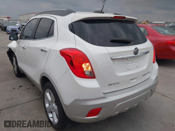 2016 Buick Encore with VIN KL4CJASB0GB658389, listed as a IAAI auction lot 41708711 with 62,001 mi miles and . Bid and sale history available at DreamBid. Image 3.