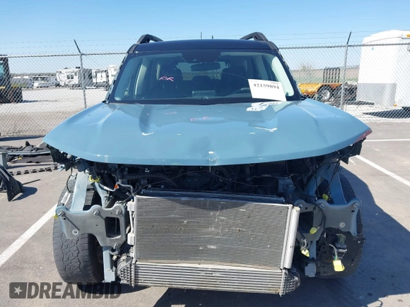 2021 Ford Bronco Sport Badlands z VIN 3FMCR9D95MRA07401, wystawiony jako IAAI lot #42159894 z przebiegiem 63 171 mil mil oraz . Historia ofert i sprzedaży dostępna na DreamBid. Obrazek 13.