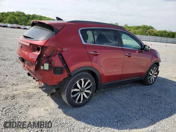 2018 Kia Sportage EX with VIN KNDPN3AC6J7372364, listed as a Copart auction lot 52946745 with 84,070 mi miles and Salvage Title. Bid and sale history available at DreamBid. Image 3.