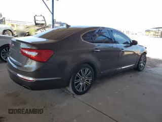 2014 Kia Cadenza Premium with VIN KNALN4D70E5134978, listed as a Copart auction lot 54436805 with 95,925 mi miles and Salvage Title. Bid and sale history available at DreamBid. Image 3.