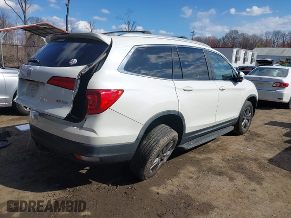 2017 Honda Pilot EX-L z VIN 5FNYF6H71HB061036, wystawiony jako IAAI lot #41891446 z przebiegiem 194 566 mil mil oraz . Historia ofert i sprzedaży dostępna na DreamBid. Obrazek 4.