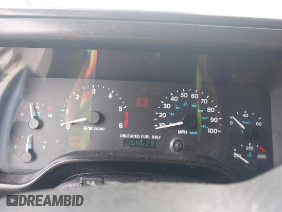 1997 Jeep Wrangler Sport with VIN 1J4FY19S2VP481780, listed as a IAAI auction lot 41822213 with 156,629 mi miles. Bid and sale history available at carsss.com. Image 7.