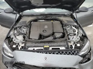 2024 Mercedes-Benz C 300 with VIN W1KAF4GB3RR186116, listed as a Copart auction lot 47445815 with Not provided miles and Salvage title. Bid and sale history available at DreamBid. Image 13.