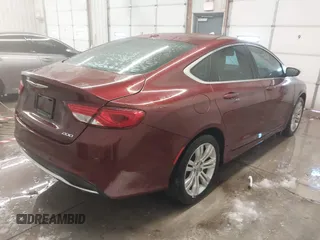 2015 Chrysler 200 Limited with VIN 1C3CCCAB0FN526585, listed as a IAAI auction lot 41558501 with 150,100 mi miles. Bid and sale history available at carsss.com. Image 4.