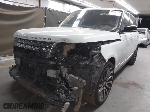 2017 Land Rover Range Rover с VIN SALGS5FE6HA321323, выставлен на аукционе IAAI как лот 41968755 с пробегом 56 808 миль миль и . История ставок и продаж доступна на DreamBid. Изображение 2.