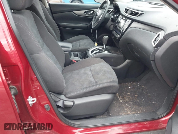 2016 Nissan Rogue SV with VIN KNMAT2MV9GP708746, listed as a IAAI auction lot 41845027 with 94,140 mi miles. Bid and sale history available at carsss.com. Image 5.