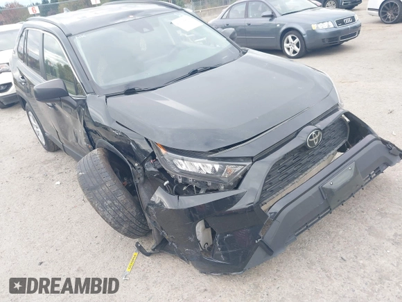 2019 Toyota RAV4 LE with VIN JTMF1RFV4KD030550, listed as a IAAI auction lot 40596628 with 92,318 mi miles and . Bid and sale history available at DreamBid. Image 6.