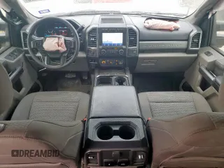 2022 Ford F-250 XL with VIN 1FT7W2BT2NEG33139, listed as a Copart auction lot 61925525 with 53,561 mi miles and Salvage title. Bid and sale history available at DreamBid. Image 8.