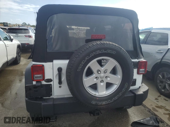 2018 Jeep Wrangler JK Unlimited Sport S with VIN 1C4BJWDG6JL803475, listed as a Copart auction lot 75161774 with 0 mi miles and Salvage Title. Bid and sale history available at carsss.com. Image 6.