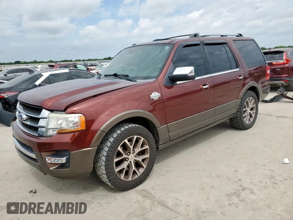 2016 Ford Expedition XLT with VIN 1FMJU1HTXGEF05758, listed as a Copart auction lot 60071505 with 164,574 mi miles and Salvage title. Bid and sale history available at DreamBid. Image 1.