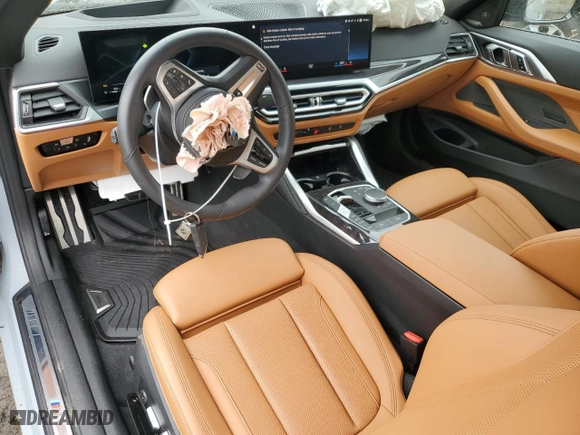 2024 BMW 4 Series M440i xDrive with VIN WBA63AT06RCP05994, listed as a Copart auction lot 48021625 with 5,077 mi miles and Salvage Title. Bid and sale history available at carsss.com. Image 8.
