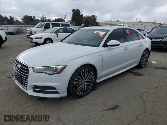 2016 Audi A6 2.0T Premium Plus with VIN WAUDFAFC9GN083428, listed as a Copart auction lot 42539915 with 88,720 mi miles and Salvage Title. Bid and sale history available at carsss.com. Image 1.