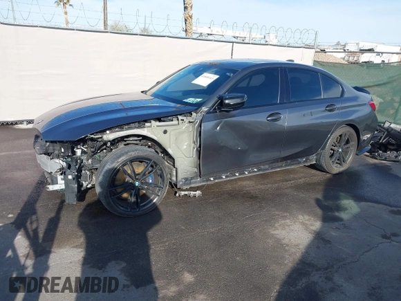 2020 BMW 3 Series M340i with VIN WBA5U7C02LFJ02994, listed as a IAAI auction lot 41848165 with 59,220 mi miles. Bid and sale history available at carsss.com. Image 19.