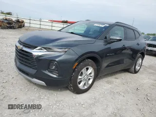 2020 Chevrolet Blazer LT z VIN 3GNKBDRS6LS559331, wystawiony jako Copart lot #57404215 z przebiegiem 83 677 mil mil oraz Szkoda całkowita • Salvage title. Historia ofert i sprzedaży dostępna na DreamBid. Obrazek 1.