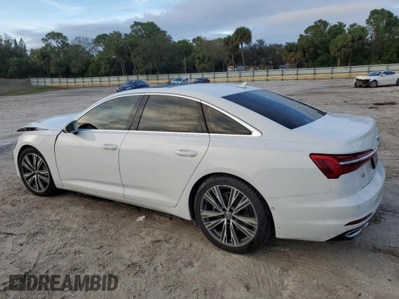 2020 Audi A6 Premium Plus with VIN WAUE8AF21LN072746, listed as a Copart auction lot 86629184 with 65,885 mi miles and Non Repairable. Bid and sale history available at carsss.com. Image 2.