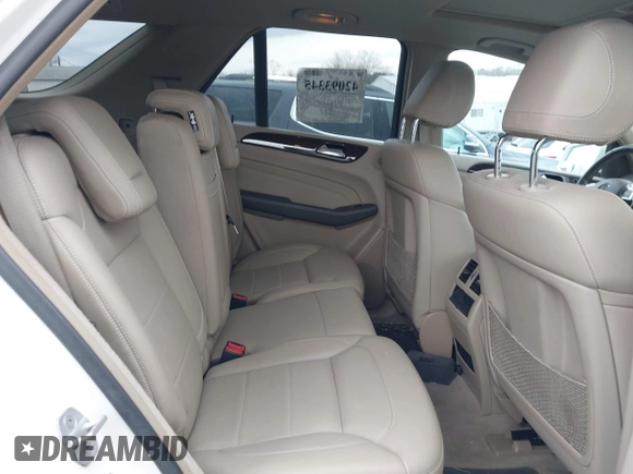 2012 Mercedes-Benz M ML 350 with VIN 4JGDA5HB5CA077443, listed as a IAAI auction lot 42093345 with 122,147 mi miles. Bid and sale history available at carsss.com. Image 8.