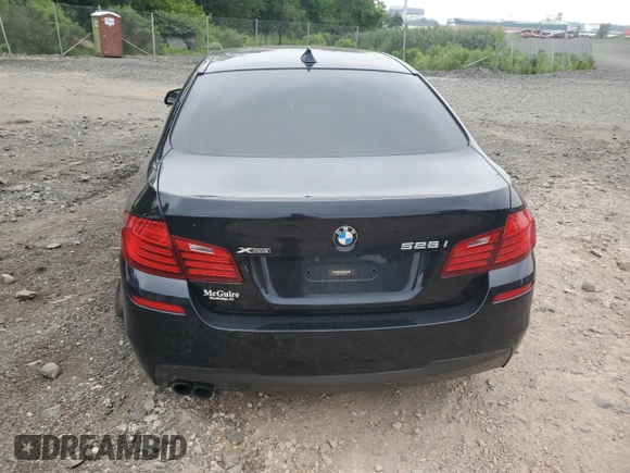 2014 BMW 5 Series 528i xDrive with VIN WBA5A7C51ED612286, listed as a Copart auction lot 62459515 with 165,765 mi miles and Salvage title. Bid and sale history available at DreamBid. Image 6.