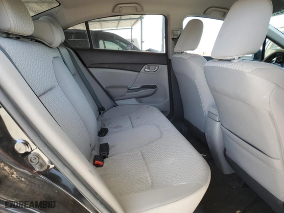 2015 Honda Civic Sedan LX with VIN 2HGFB2F58FH564634, listed as a Copart auction lot 50251455 with 116,901 mi miles and Salvage Title. Bid and sale history available at carsss.com. Image 10.