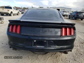 2017 Ford Mustang V6 with VIN 1FA6P8AM4H5279768, listed as a Copart auction lot 44333705 with 53,255 mi miles and Salvage Title. Bid and sale history available at carsss.com. Image 6.