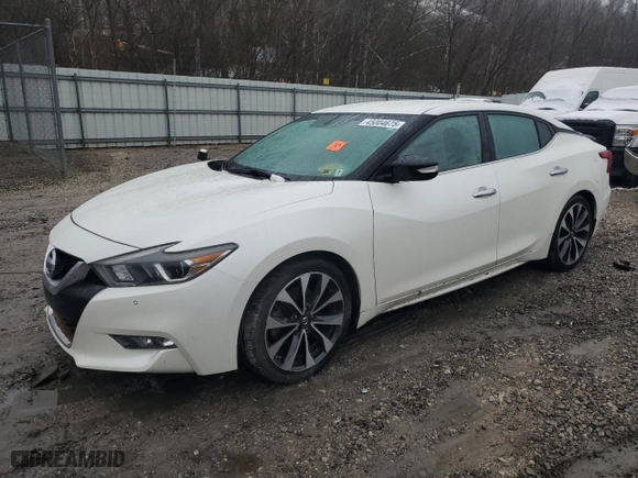 2017 Nissan Maxima SR with VIN 1N4AA6AP2HC369670, listed as a Copart auction lot 45004675 with 78,882 mi miles and Salvage Title. Bid and sale history available at carsss.com. Image 1.