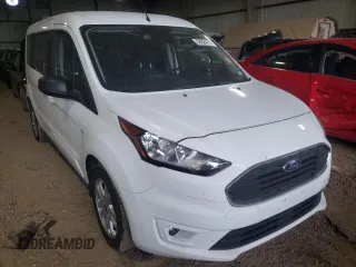 2021 Ford Transit Connect XLT with VIN NM0GS9F21M1487728, listed as a Copart auction lot 56324112 with 25,450 mi miles and . Bid and sale history available at DreamBid. Image 1.