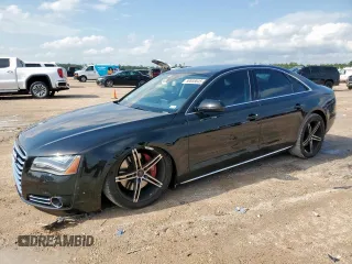 2011 Audi A8 z VIN WAUAVAFD7BN011795, wystawiony jako Copart lot #59688845 z przebiegiem 92 614 mil mil oraz Czysty tytuł • Clean title. Historia ofert i sprzedaży dostępna na DreamBid. Obrazek 1.